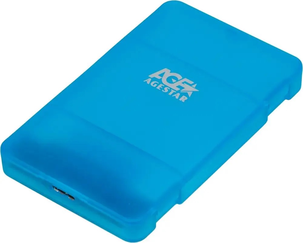 

Внешний корпус для HDD/SSD AgeStar 3UBCP3, синий