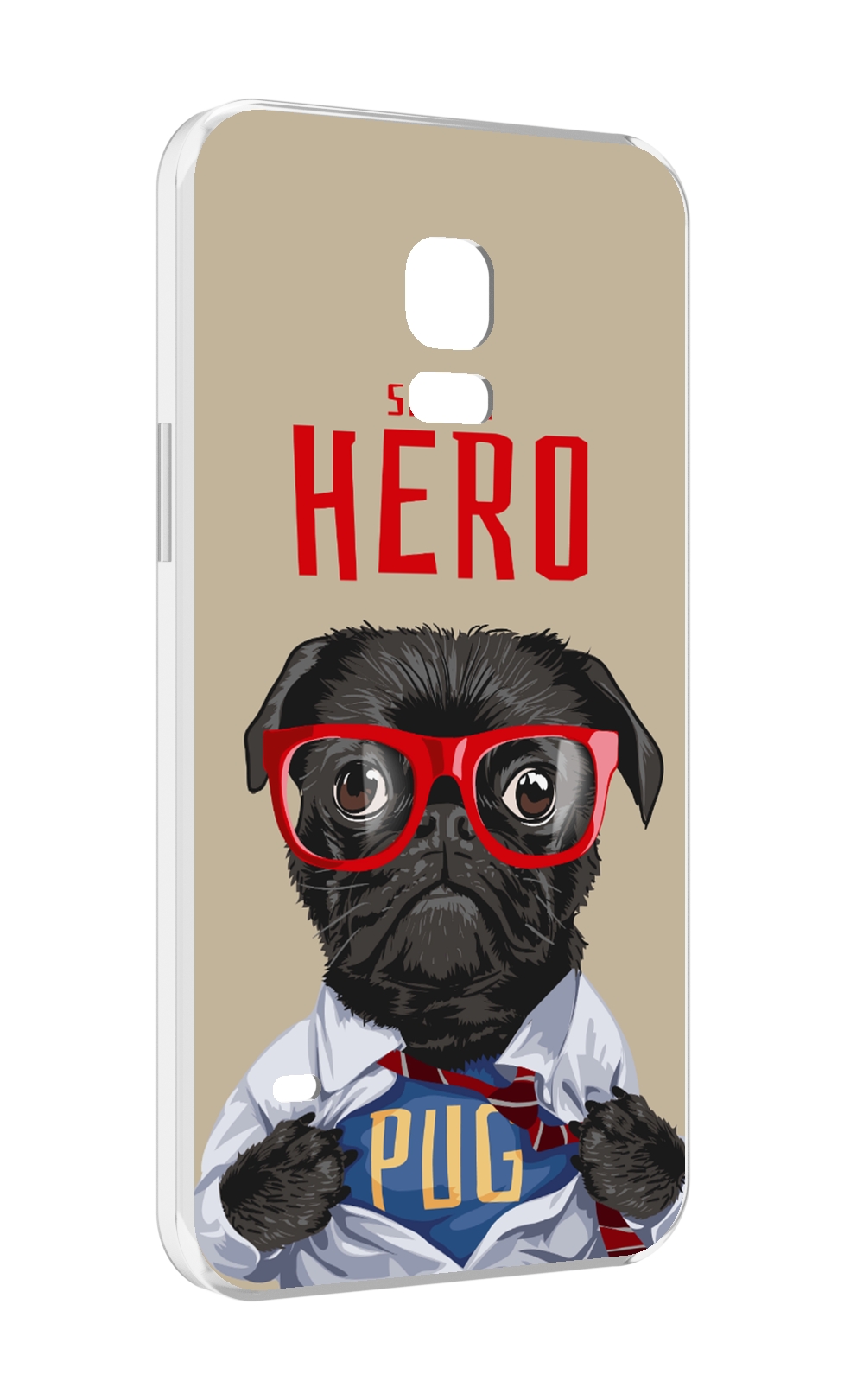 

Чехол MyPads Герой-PUG для Samsung Galaxy S5 mini, Прозрачный, Tocco