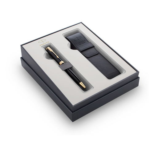 

Набор Parker Sonnet Gift 20 2121994 Black GT руч.шар. в компл.:чех.для руч. M черные, Gift 20