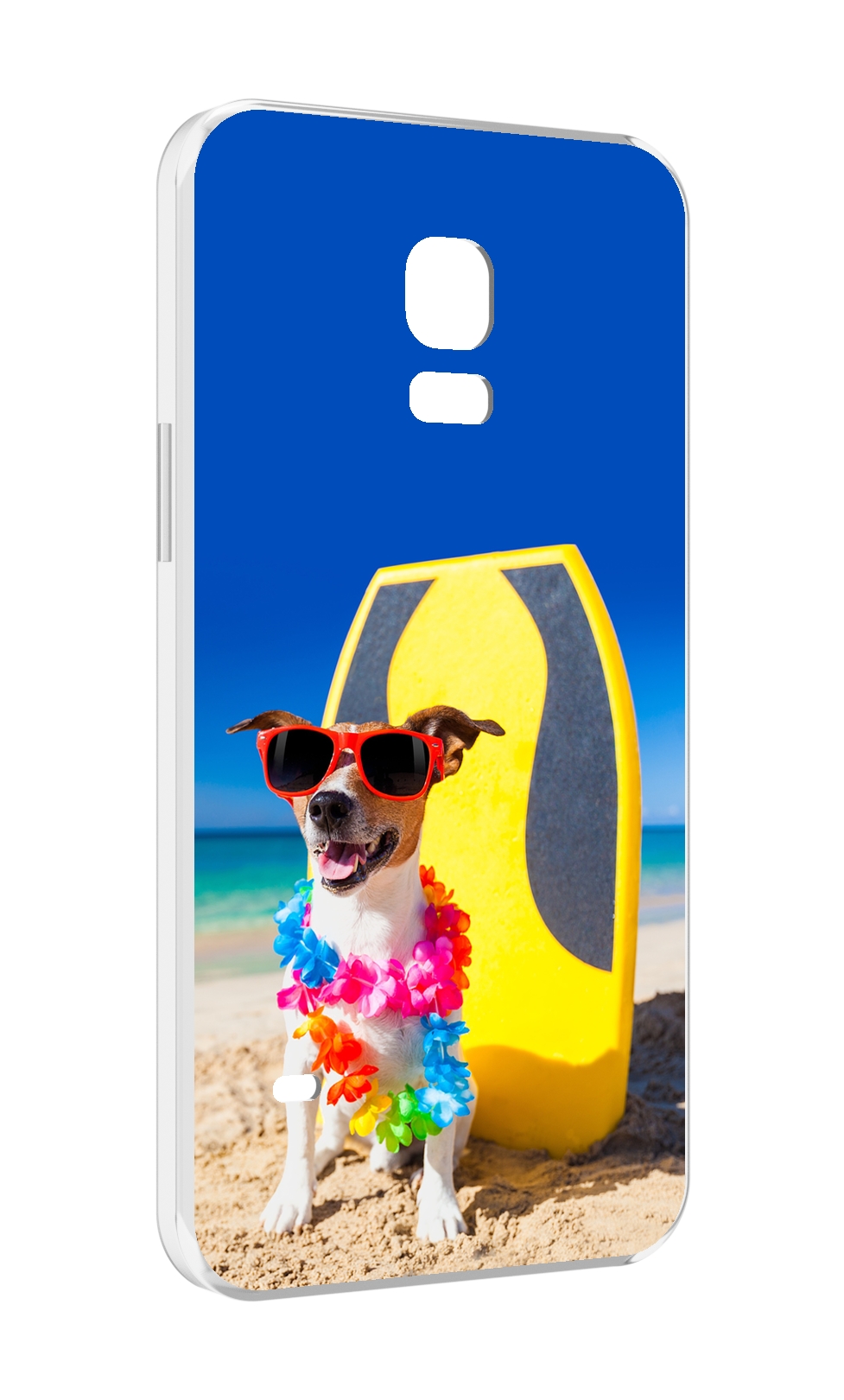 

Чехол MyPads Гавайская-собака для Samsung Galaxy S5 mini, Прозрачный, Tocco
