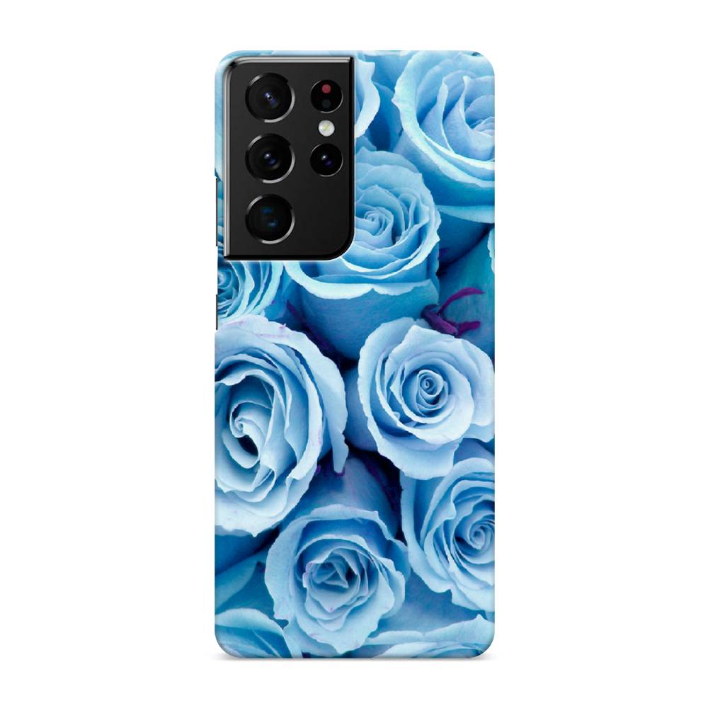 

Пластиковый чехол "Лазурные розы" на Samsung Galaxy S21 Ultra, 2102220-6
