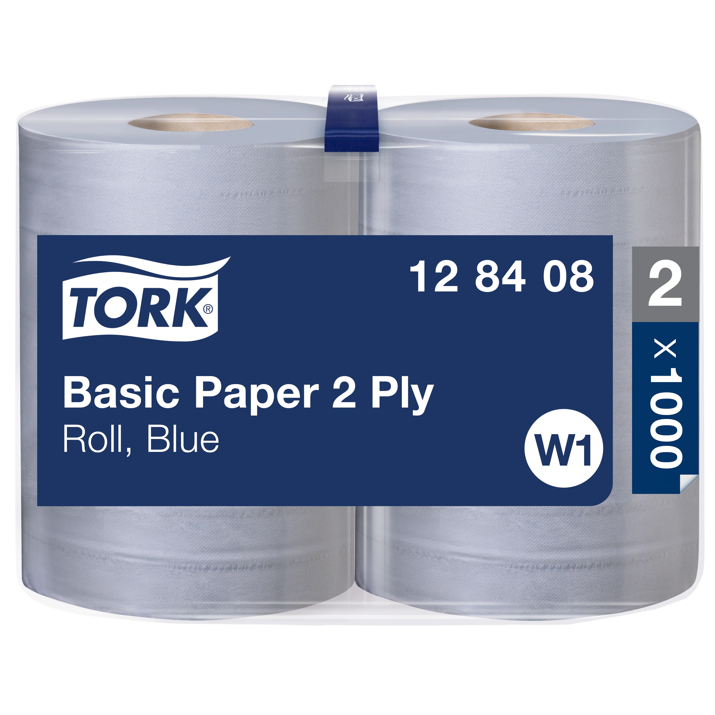 

Протирочная бумага голубая W1 Tork Universal 320 двухслойная 1000 листов