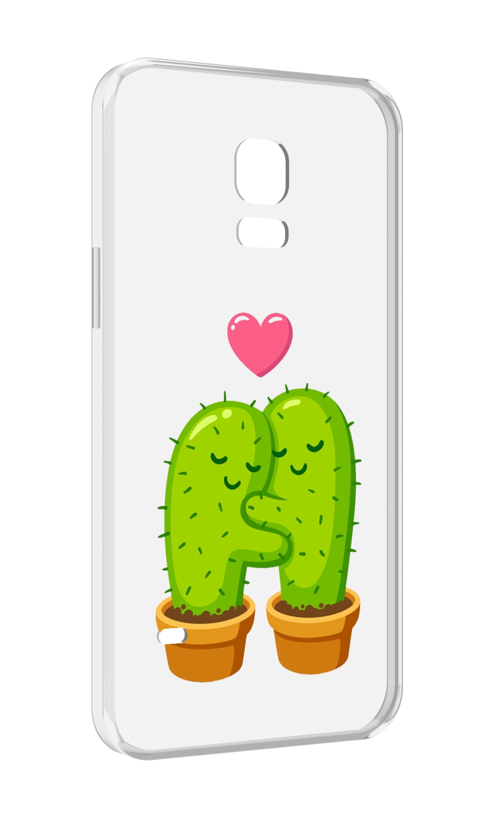 

Чехол MyPads Влюбленные-кактусы для Samsung Galaxy S5 mini, Прозрачный, Tocco
