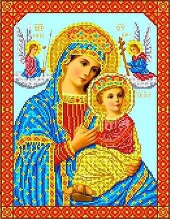 

Рисунок на ткани «Богородица Страстная»