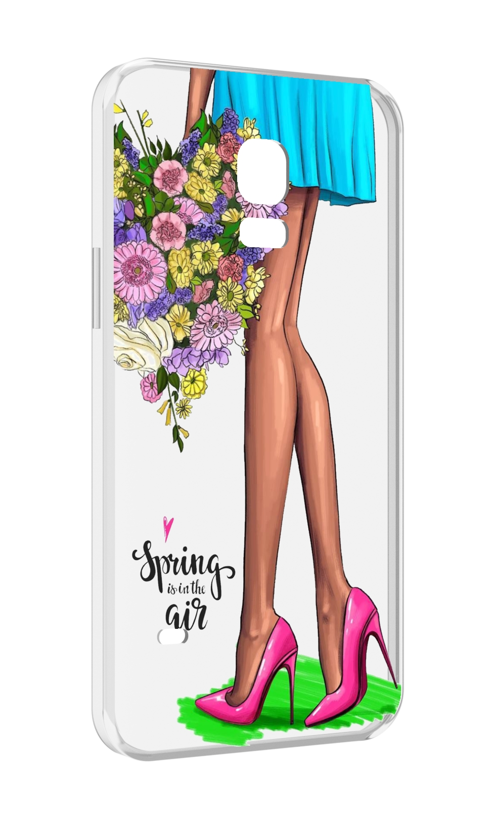 

Чехол MyPads Весна-в-воздухе женский для Samsung Galaxy S5 mini, Прозрачный, Tocco
