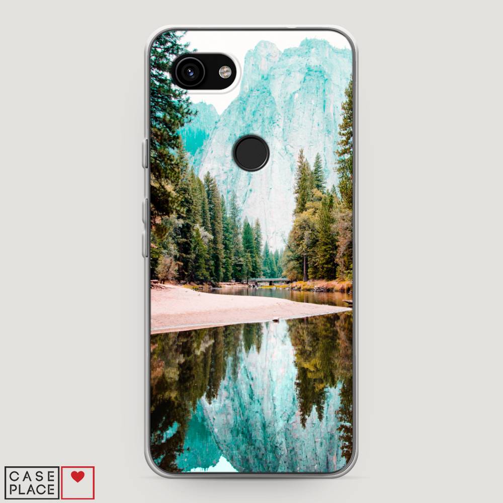 

Чехол Awog на Google Pixel 3a "Горы 11", Разноцветный, 270150-4
