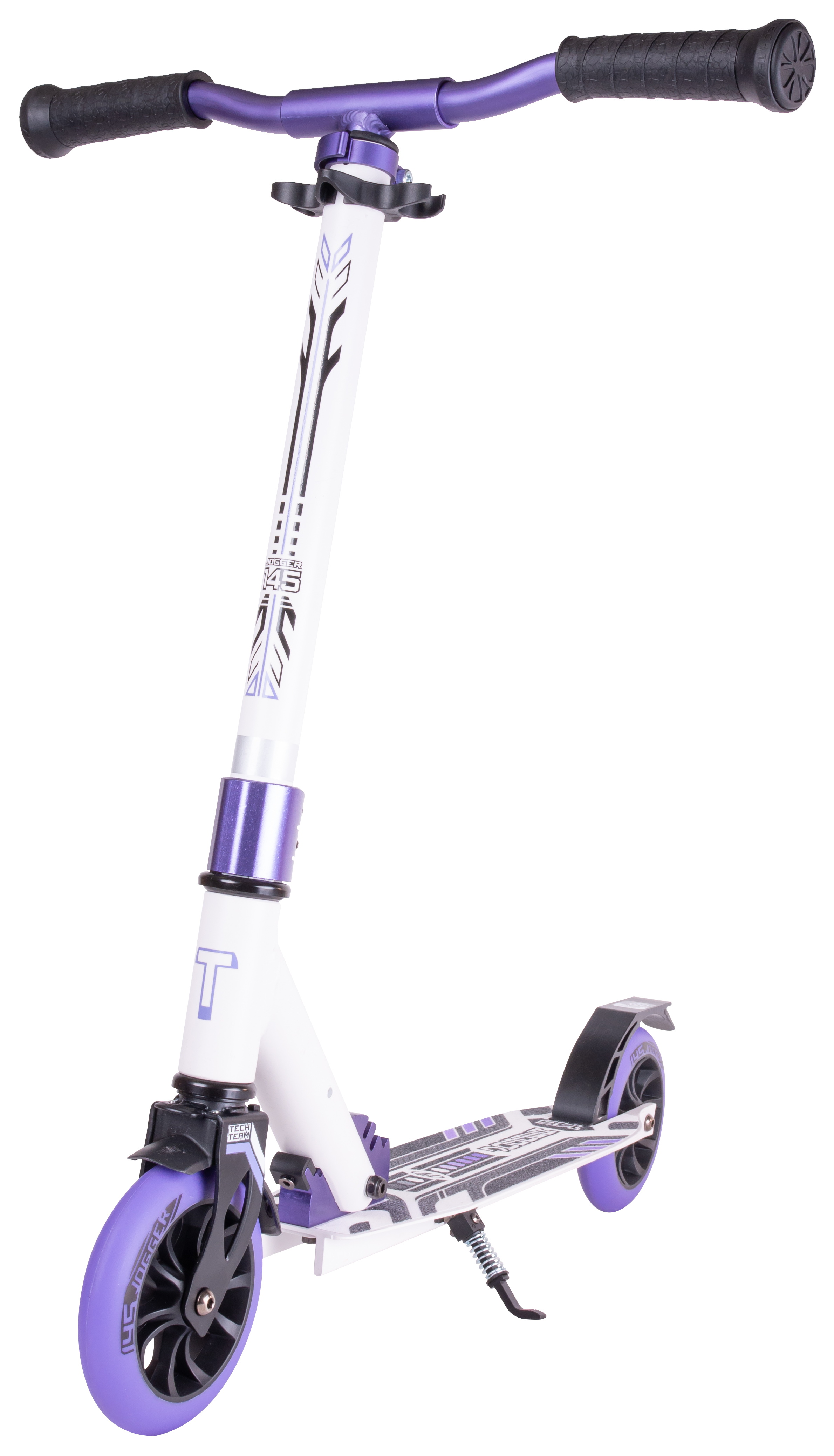 

Самокат Tech Team Jogger 145 white/purple, Белый;фиолетовый