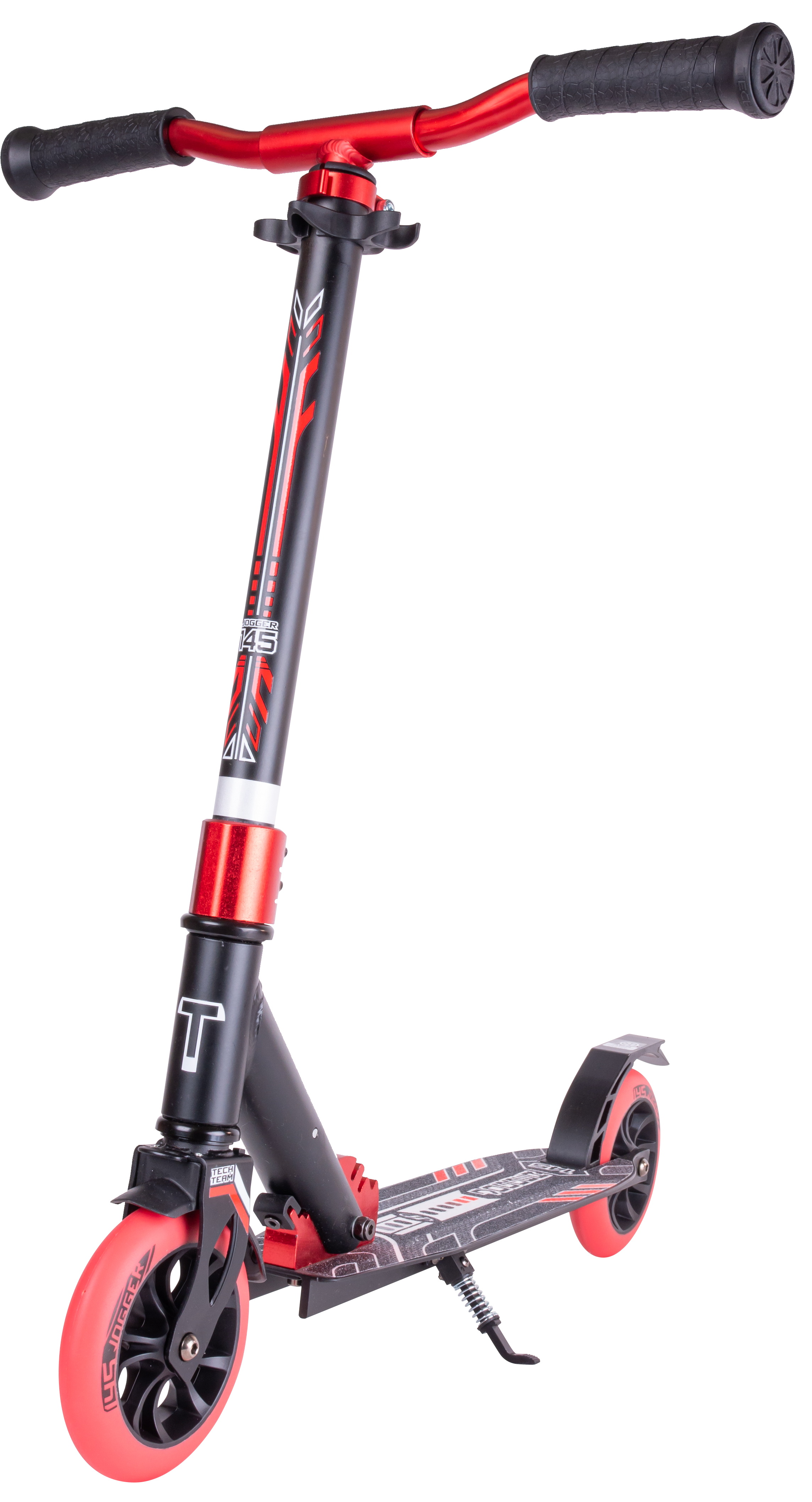 

Самокат Tech Team Jogger 145 black/red, Красный;черный