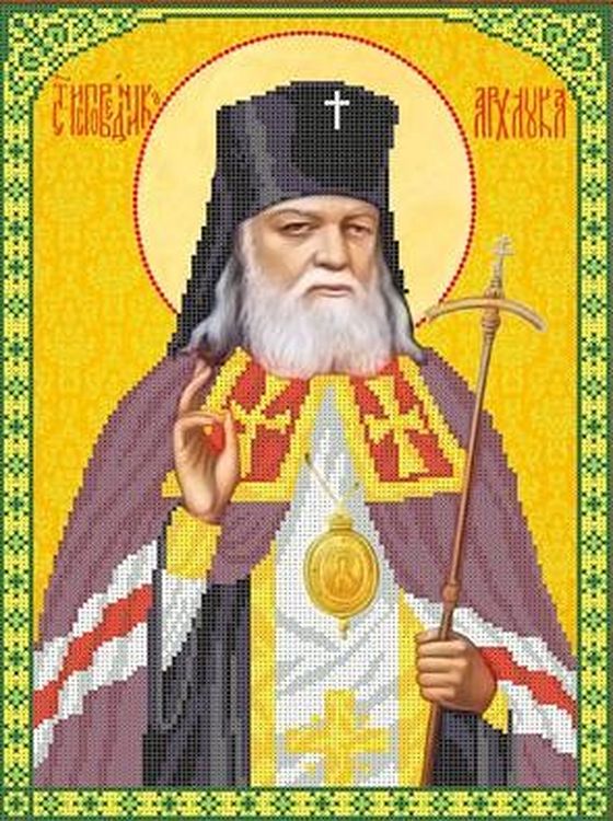 

Рисунок на ткани «Святой Лука Крымский»