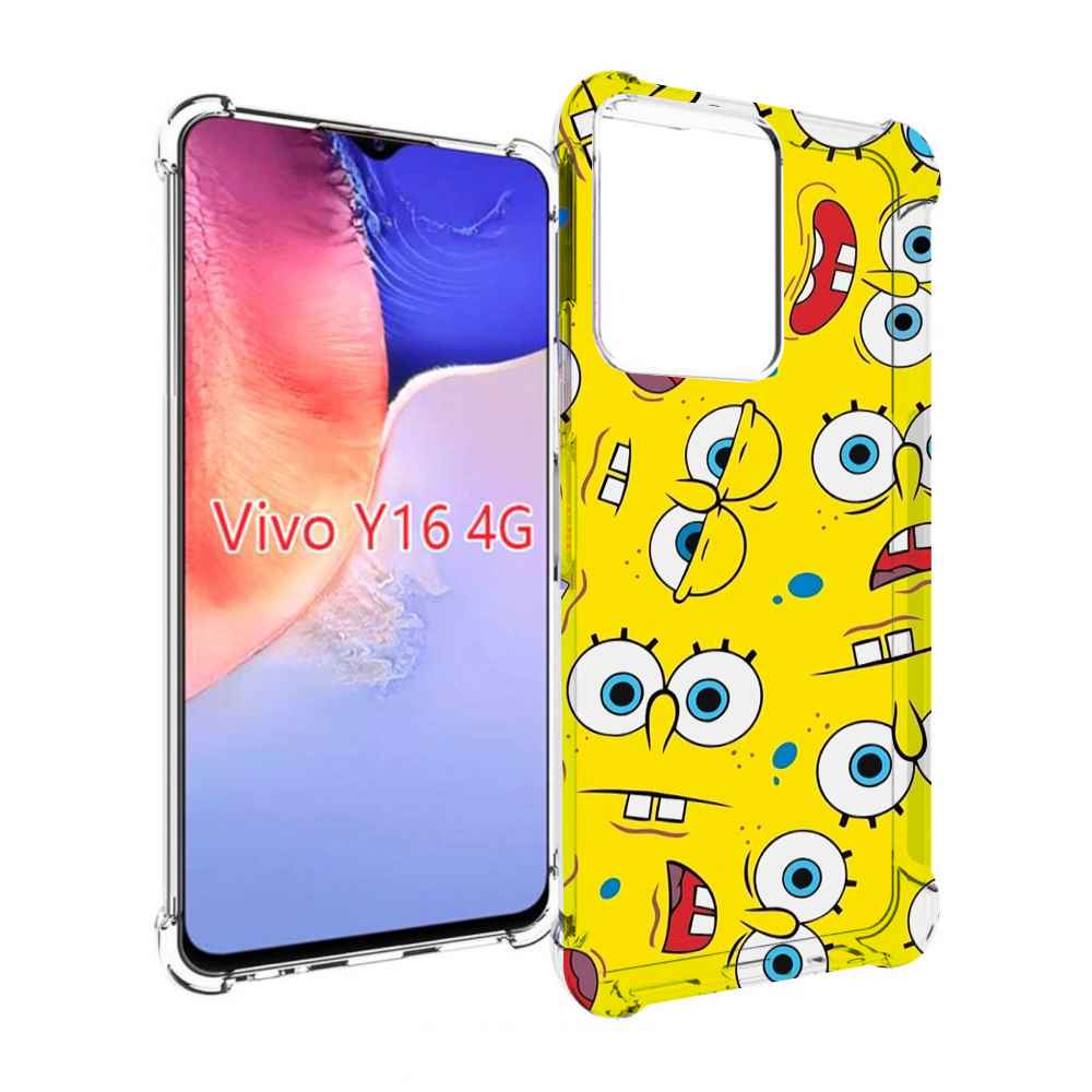 

Чехол MyPads много-спанч-боба для Vivo Y16 4G/ Vivo Y02S, Прозрачный, Tocco