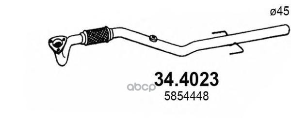 Труба Выхлопного Газа ASSO арт. 344023