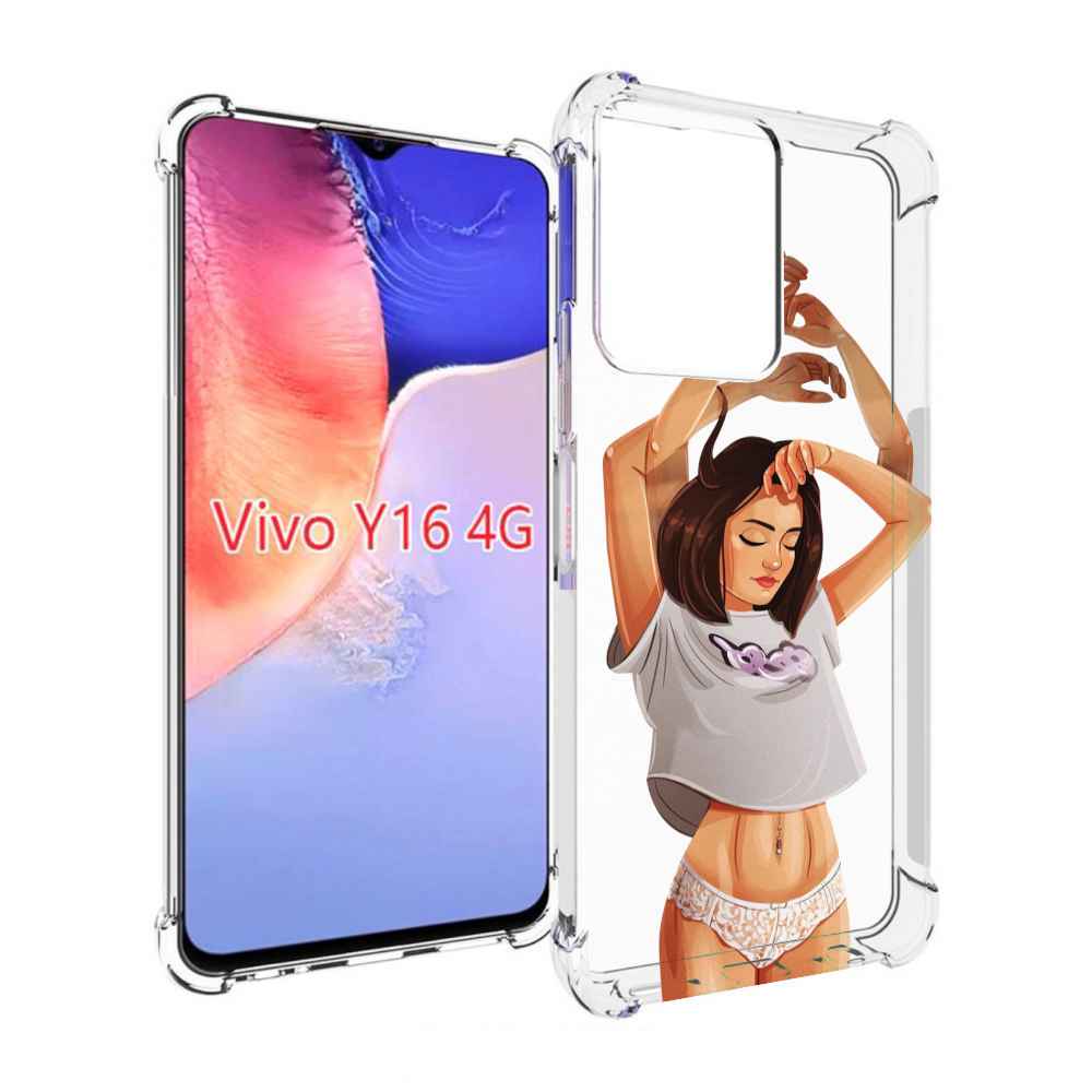 

Чехол MyPads много-рук женский для Vivo Y16 4G/ Vivo Y02S, Прозрачный, Tocco