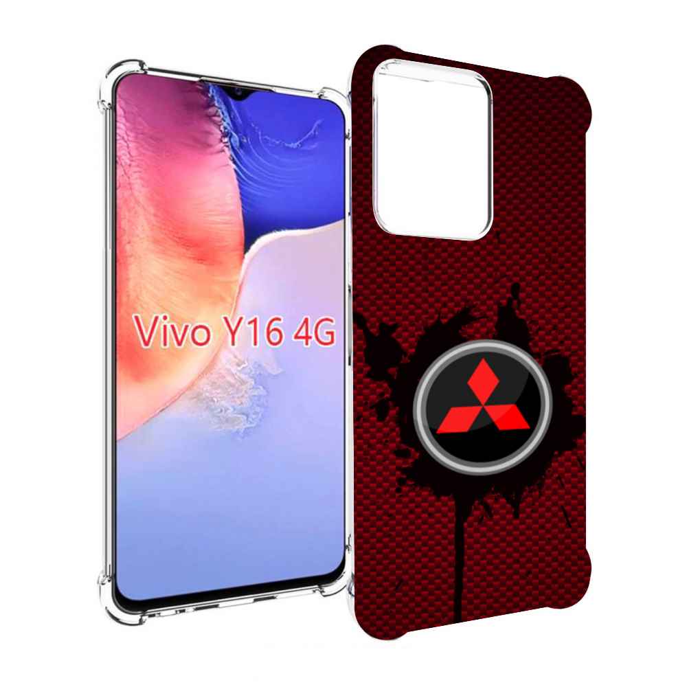 

Чехол MyPads mitsubishi 2 для Vivo Y16 4G/ Vivo Y02S, Прозрачный, Tocco