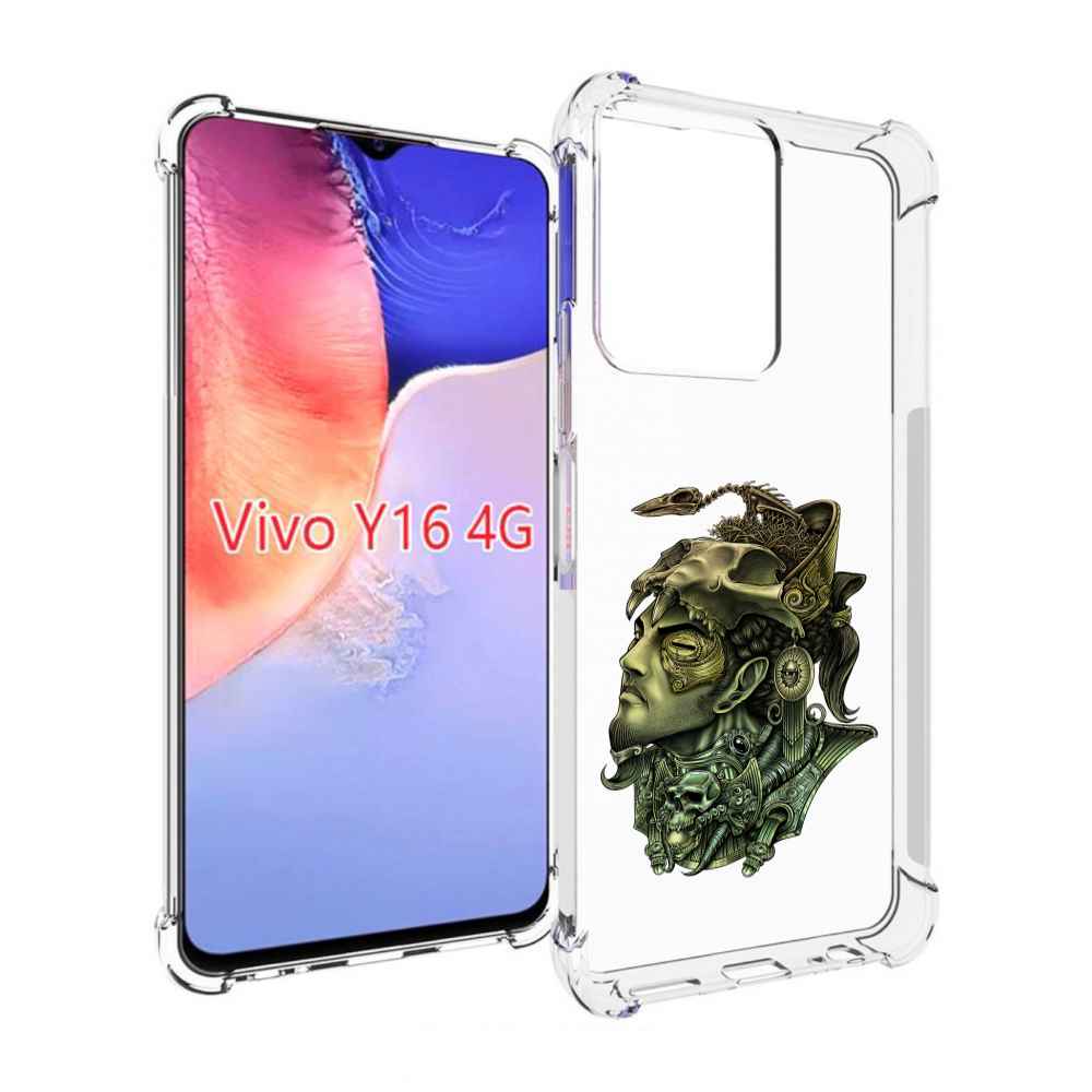

Чехол MyPads бронзовый воин для Vivo Y16 4G/ Vivo Y02S, Прозрачный, Tocco