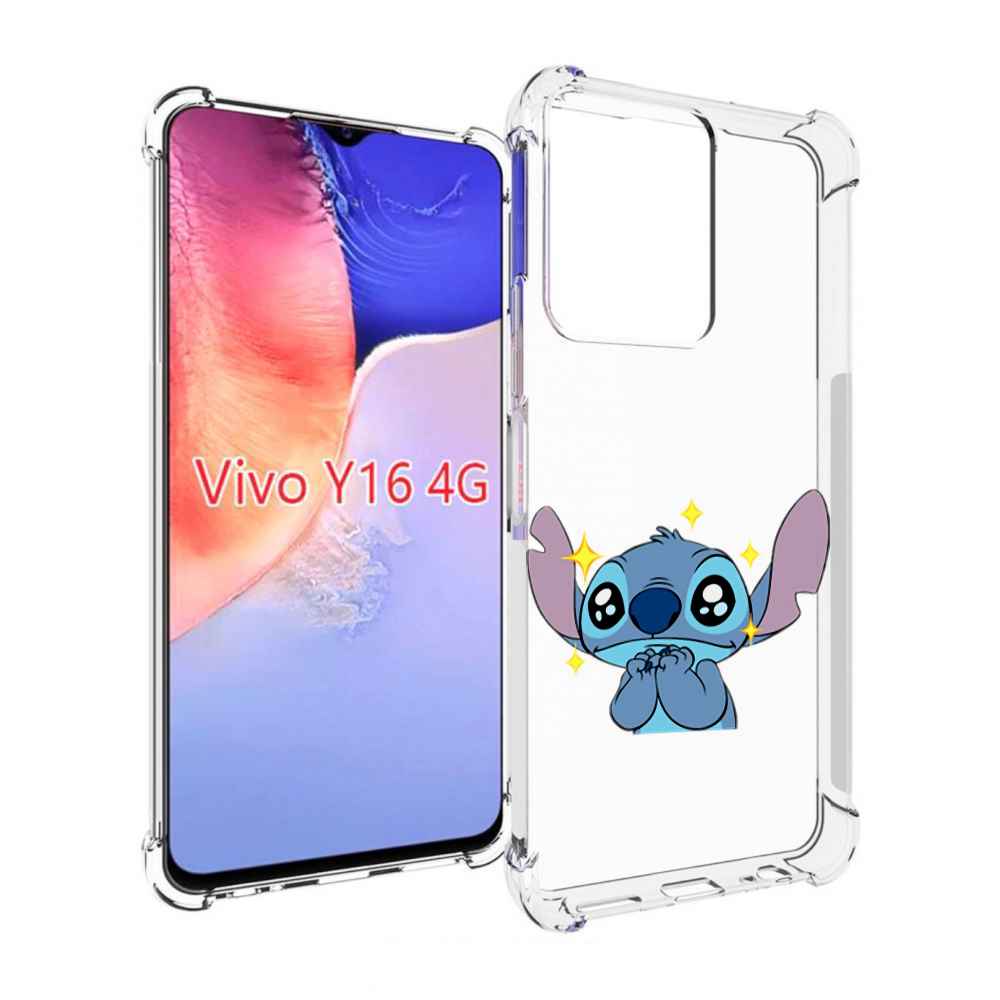 

Чехол MyPads милый-стич детский для Vivo Y16 4G/ Vivo Y02S, Прозрачный, Tocco