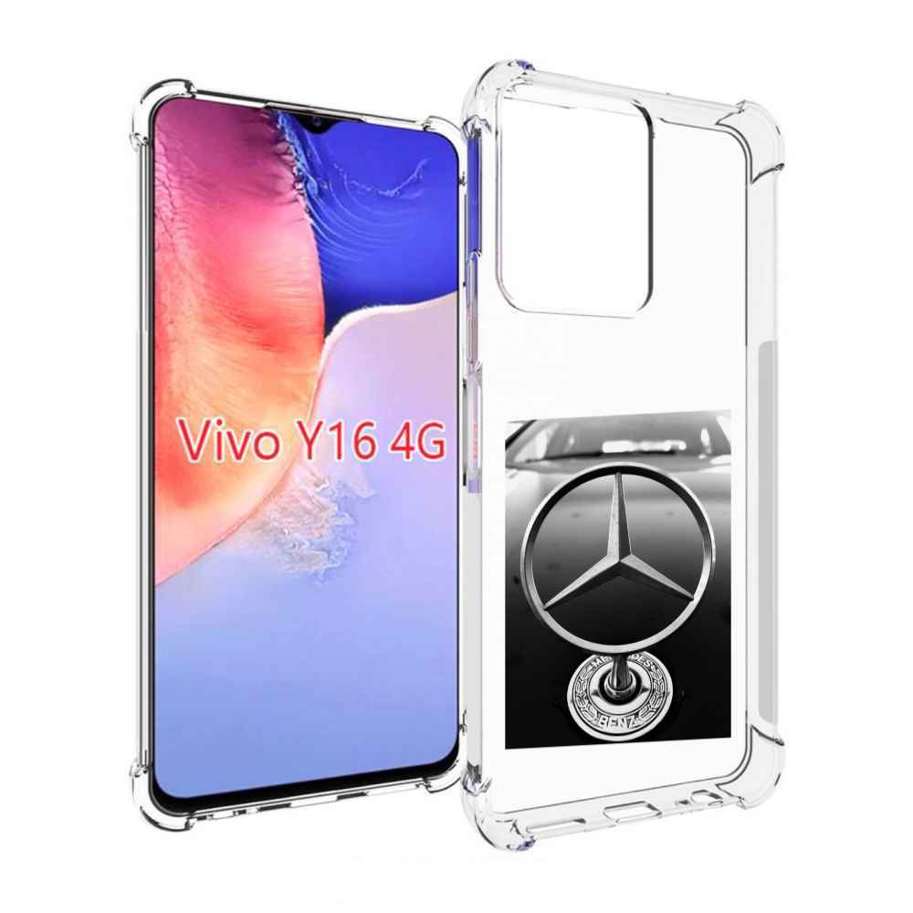

Чехол MyPads mercedes 6 мужской для Vivo Y16 4G/ Vivo Y02S, Прозрачный, Tocco