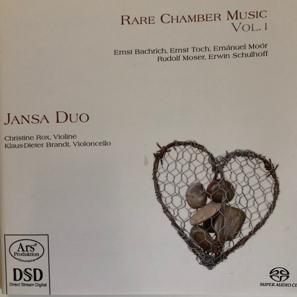 

JANSA DUO: Rare Chamber Music Vol.1 Works For Cello & Violin By Ernst Bachrich, Ernst Toc