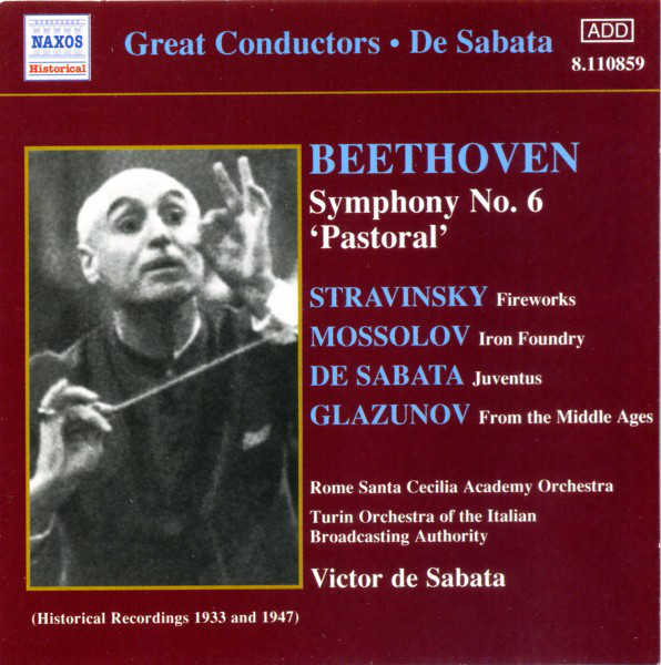 DE SABATA/TURIN ORCHESTRA OF T: De Sabata-Sym.No.6