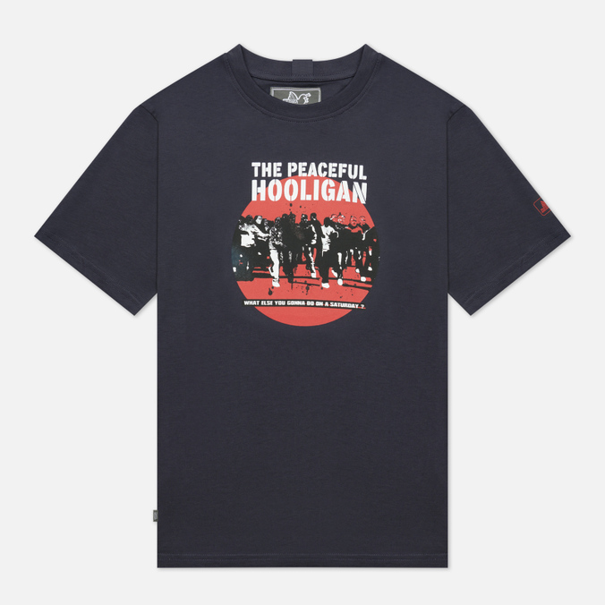 фото Футболка мужская peaceful hooligan phaw21prttee27 синяя 2xl