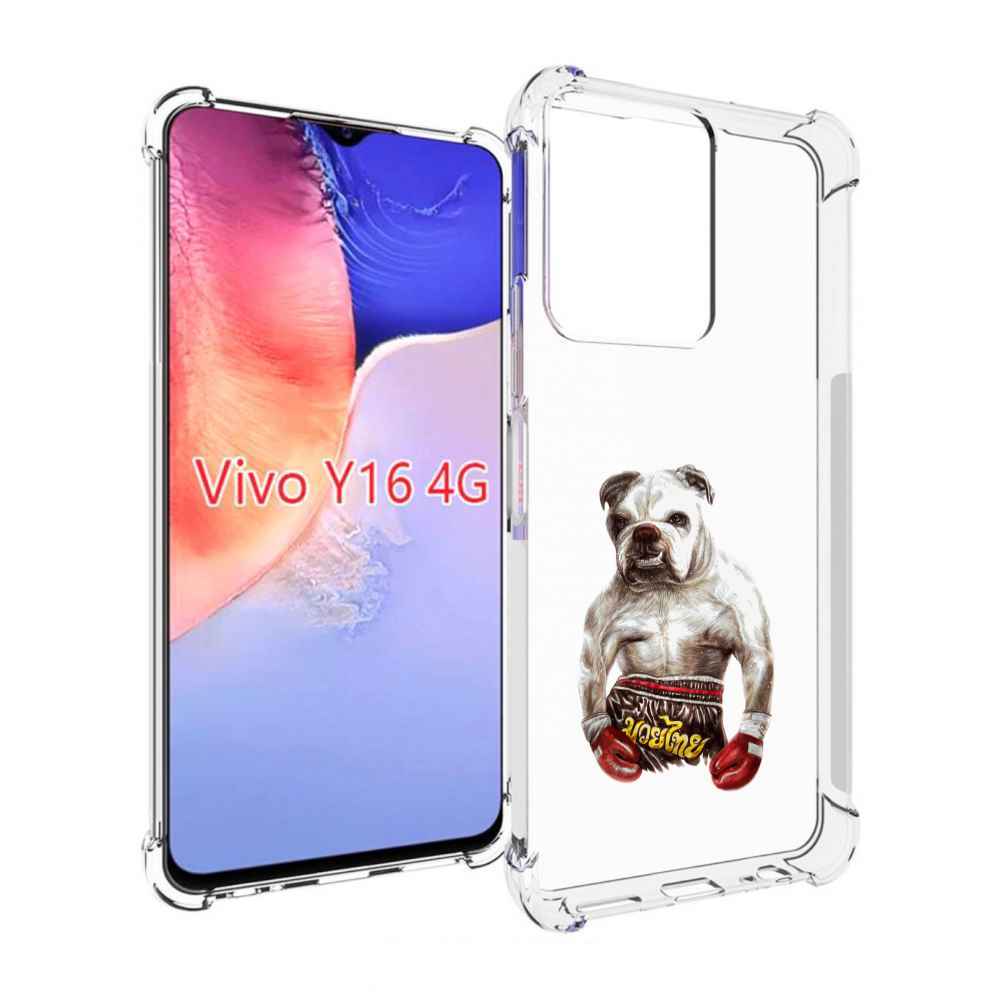 

Чехол MyPads боксер для Vivo Y16 4G/ Vivo Y02S, Прозрачный, Tocco