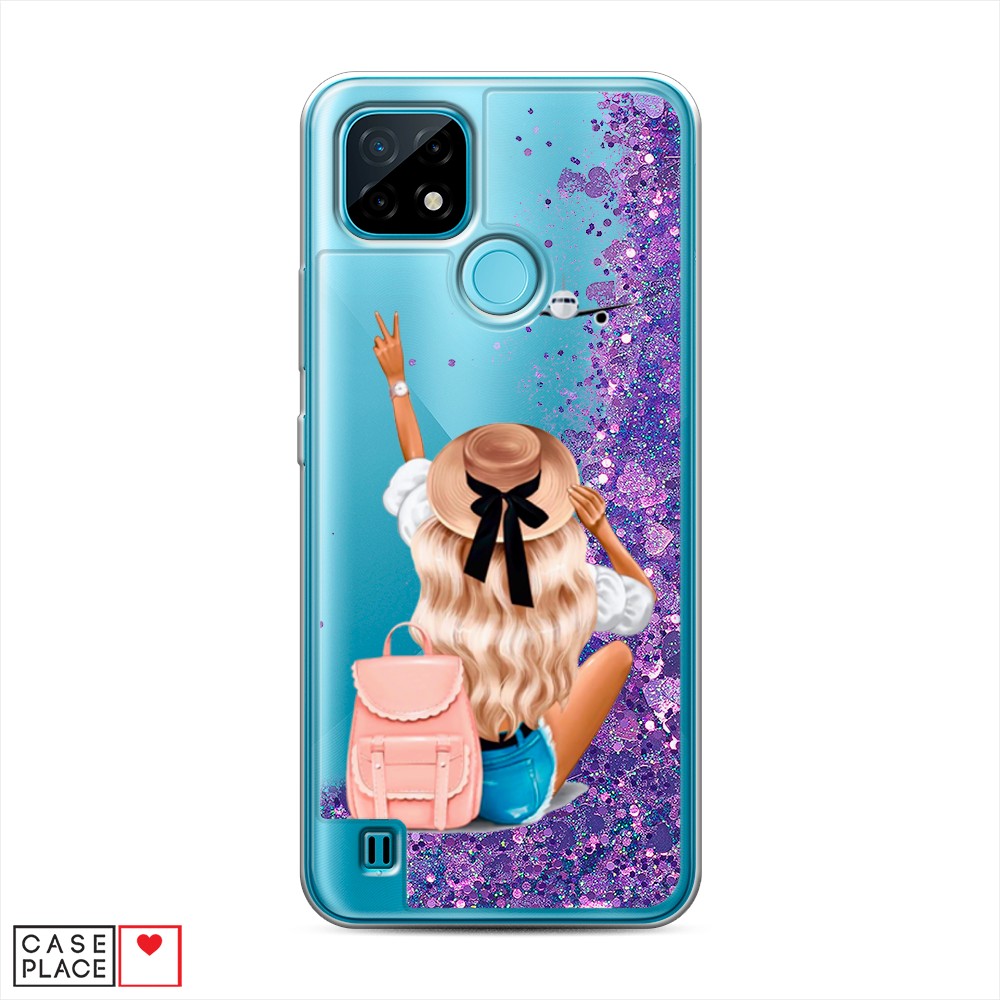 

Чехол Awog на Realme C21 "Автостопом самолетом", Разноцветный, 254992-1