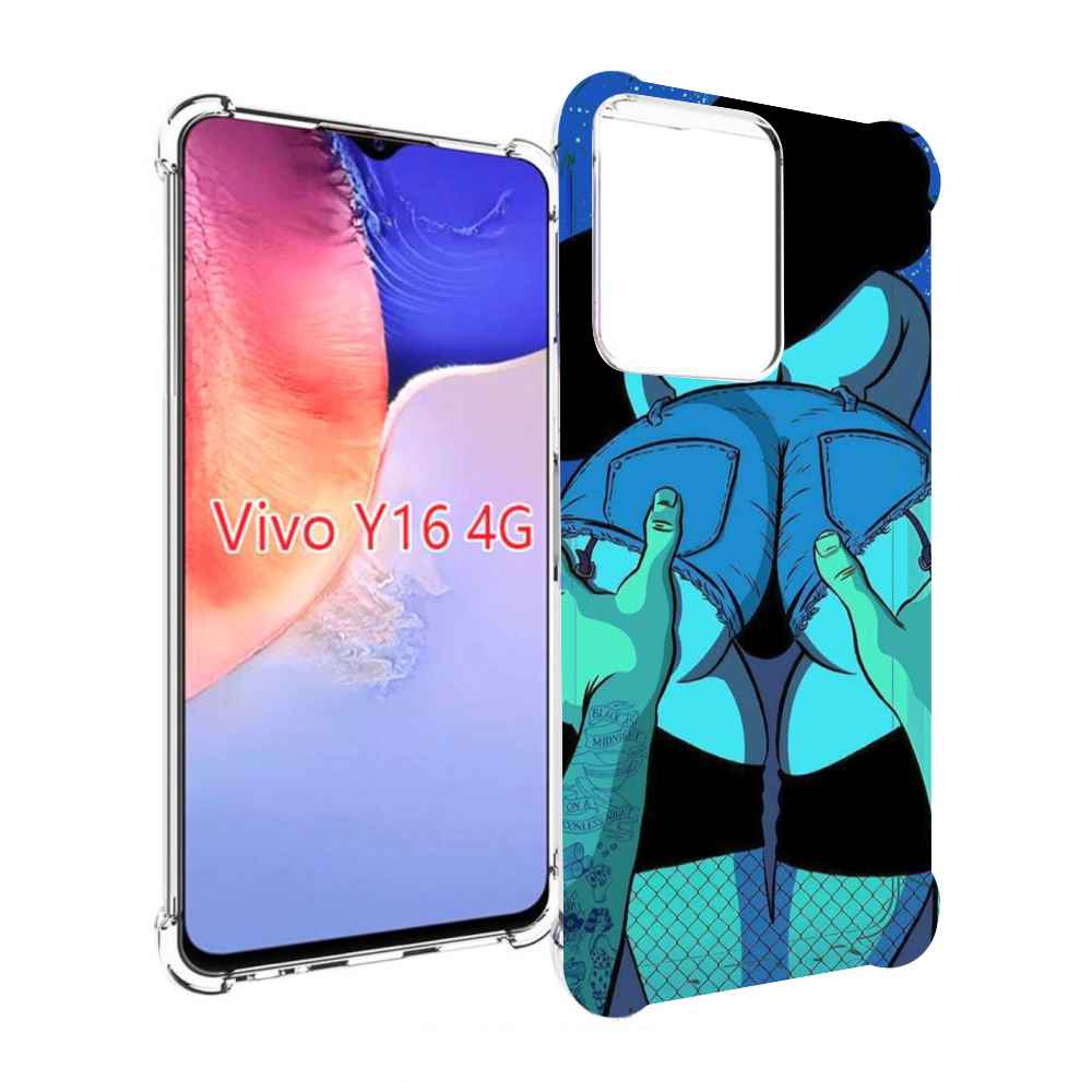

Чехол MyPads любитель потрогать для Vivo Y16 4G/ Vivo Y02S, Прозрачный, Tocco