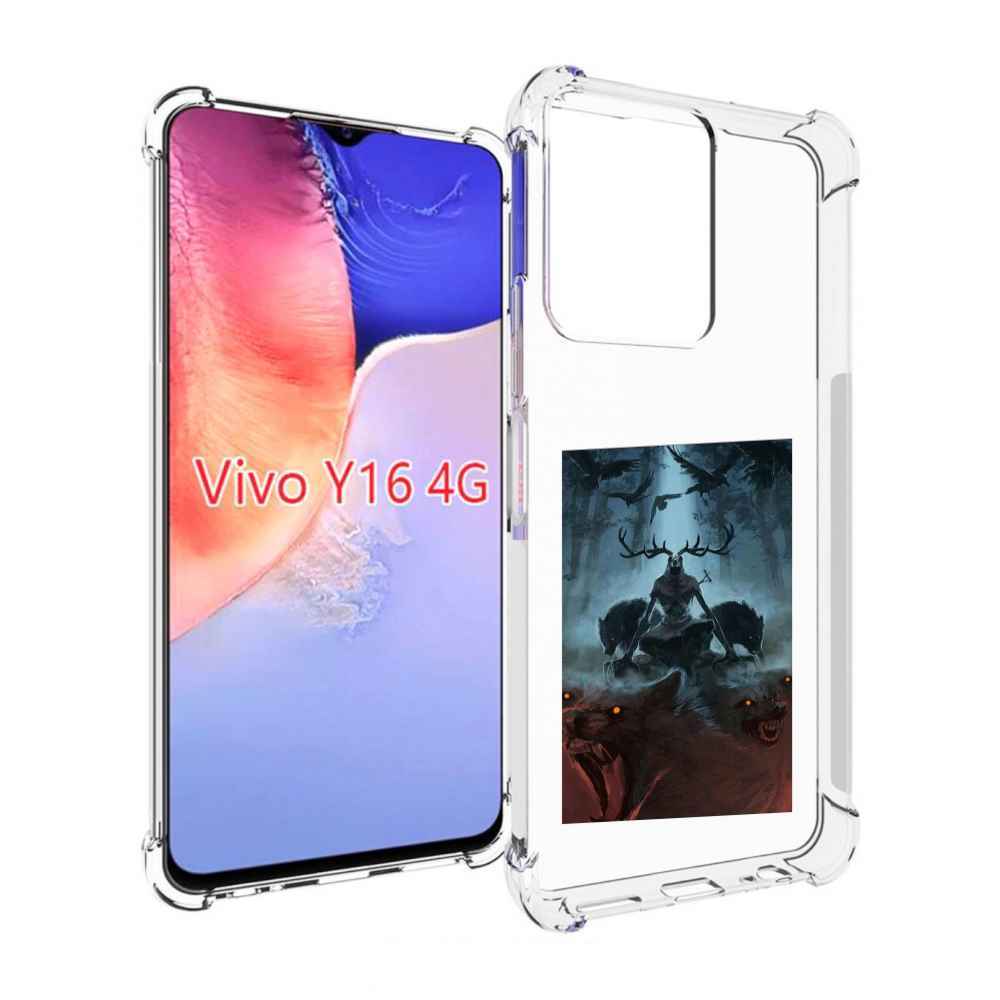 

Чехол MyPads лось демон для Vivo Y16 4G/ Vivo Y02S, Прозрачный, Tocco