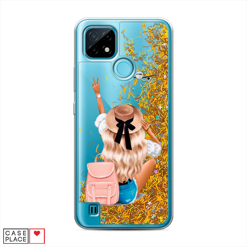 

Чехол Awog на Realme C21 "Автостопом самолетом", Разноцветный, 254990-1
