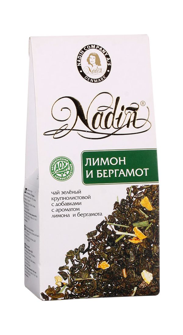 

Чай зеленый Nadin Поздравляю Лимон-бергамот листовой 50 г