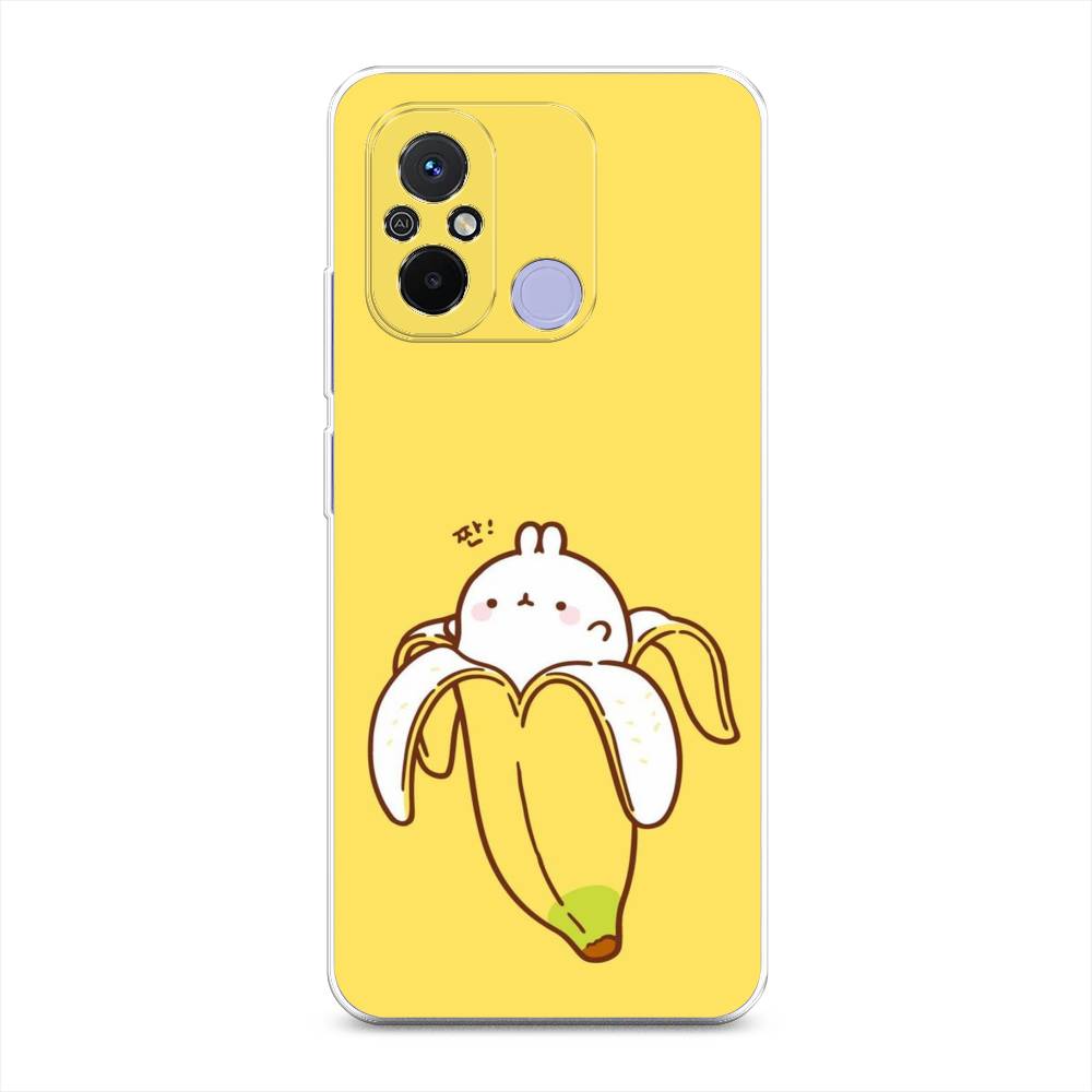 

Чехол Awog на Redmi 12C "Зайчик-бананчик", Желтый;белый, 317550-2