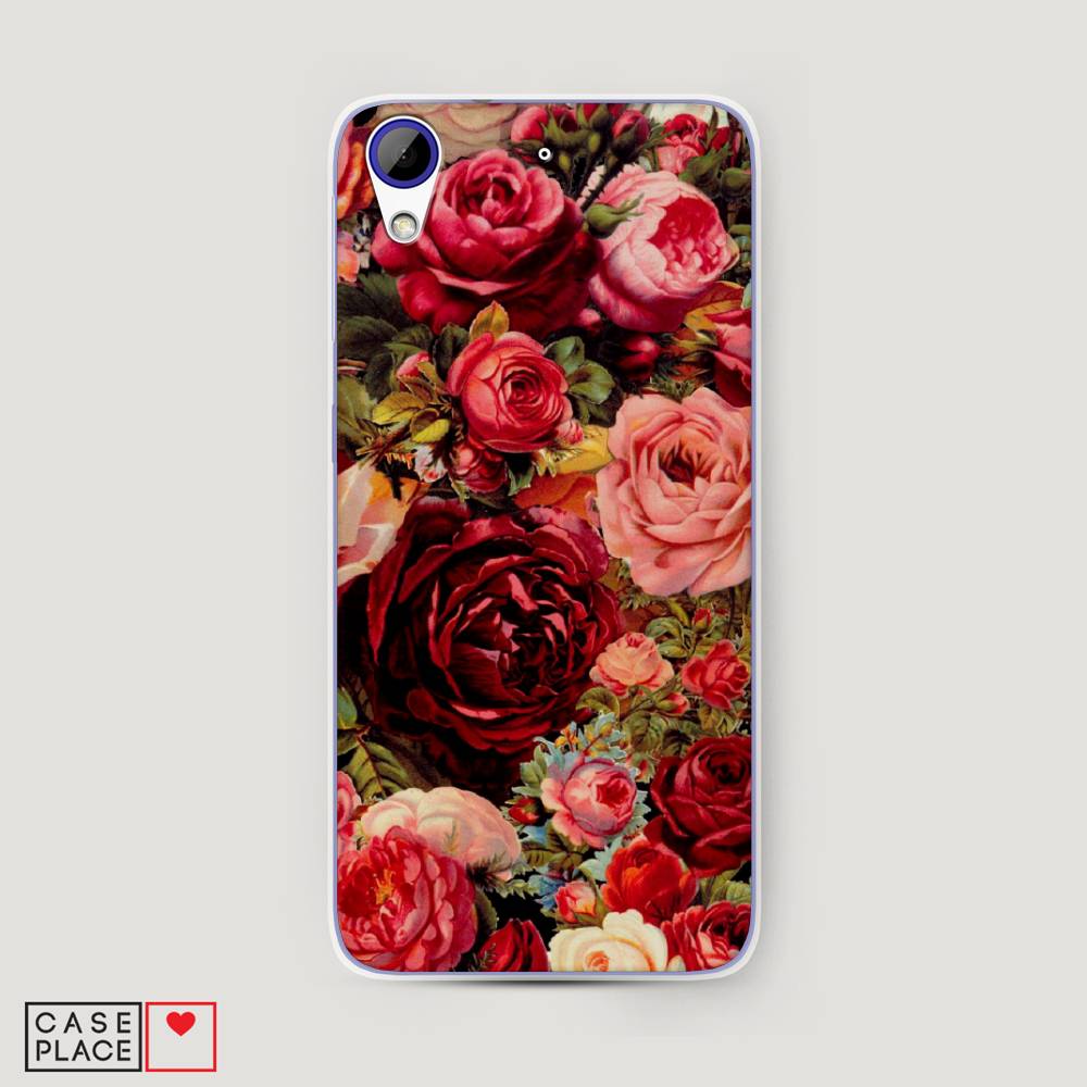 

Чехол Awog на HTC Desire 628 / Эйчтиси Дизайр 628 "Розы винтажные", 101650-8