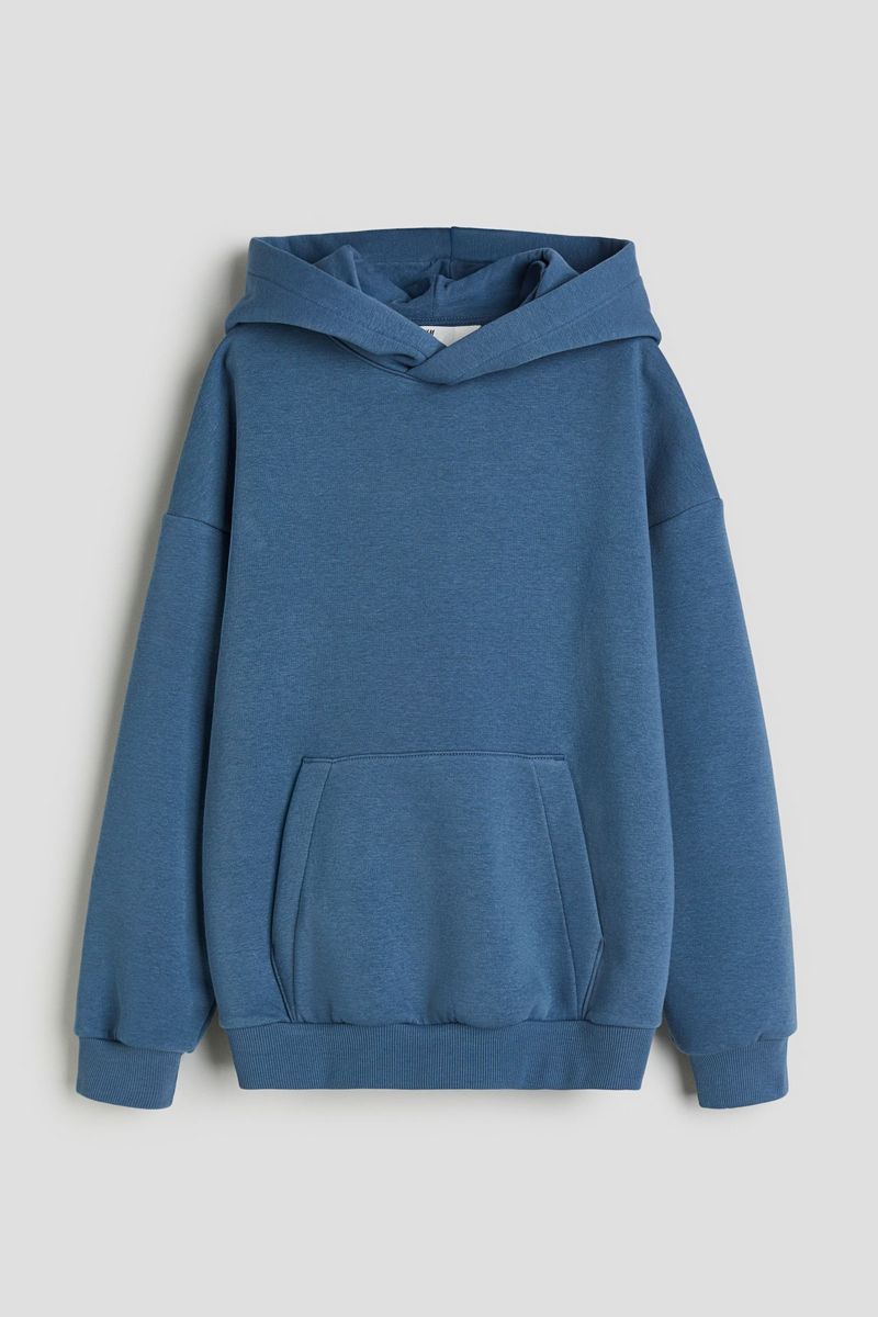 

Худи детское H&M 1171189, Матовый синий, 158, 1171189