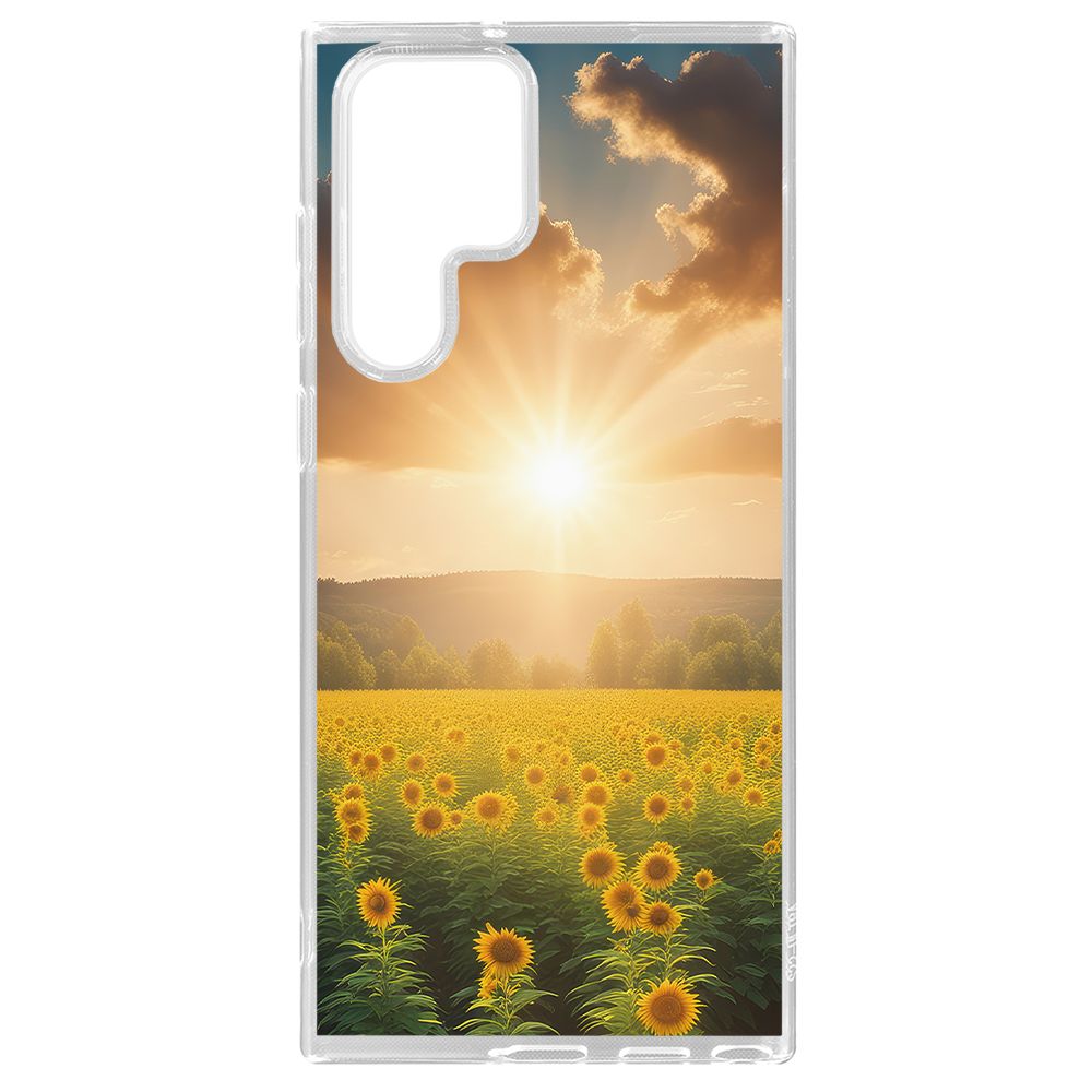 

Чехол-накладка Krutoff Clear Case Солнечно для Samsung Galaxy S22 Ultra (S908), Прозрачный