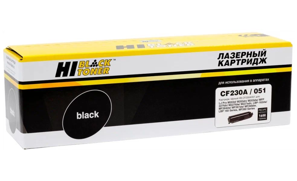 

Hi-Black HB-CF230A/051 Картридж 797026743, Черный