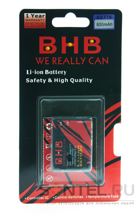 Аккумулятор BHB для LG KE770 Li-on /800 mAh