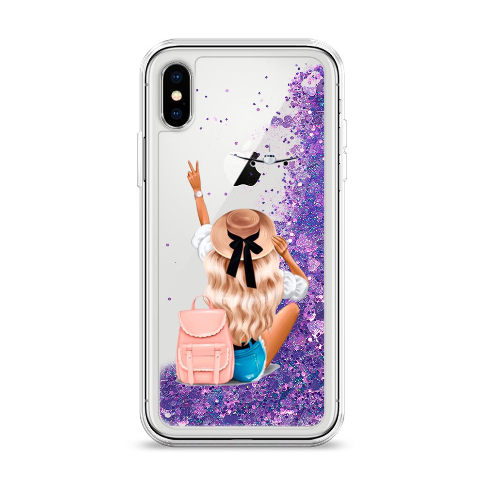 

Чехол Awog на Apple iPhone X (10) / Айфон X (10) "Автостопом самолетом", Разноцветный, 11092-1