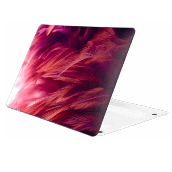 Накладка для ноутбука унисекс A1708 13" розовая с рисунком