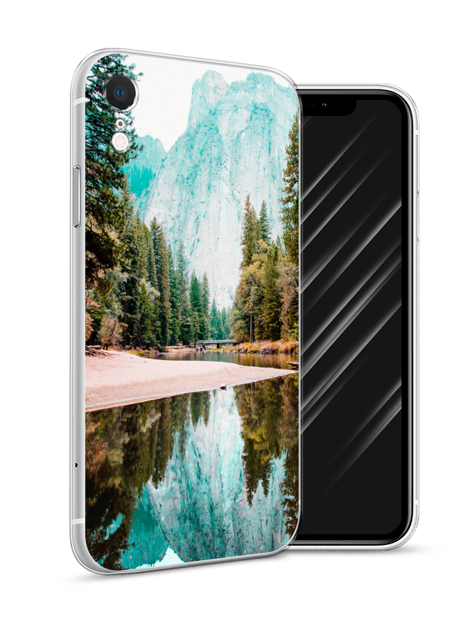 

Чехол Awog на Apple iPhone XR (10R) / Айфон XR (10R) "Горы 11", Разноцветный, 12050-4