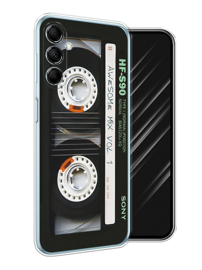 

Чехол Awog на Samsung Galaxy M14 5G "Кассета", Черный, 2108150-1