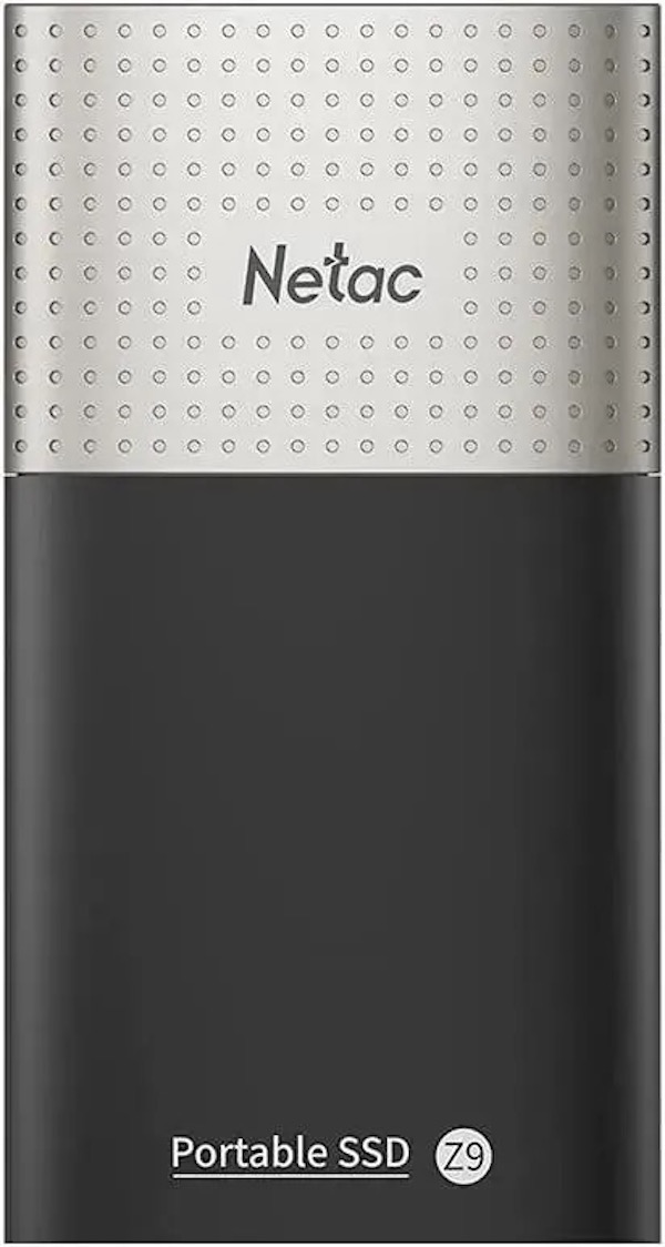 

Внешний диск SSD NETAC Z9 NT01Z9-500G-32BK, 500ГБ, черный