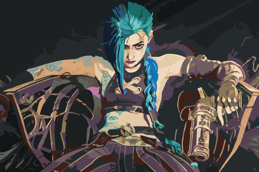 

Картина по номерам Живопись по Номерам «League of legends. Аркейн: Джинкс 8»,Top-018, League of legends. Аркейн: Джинкс 8