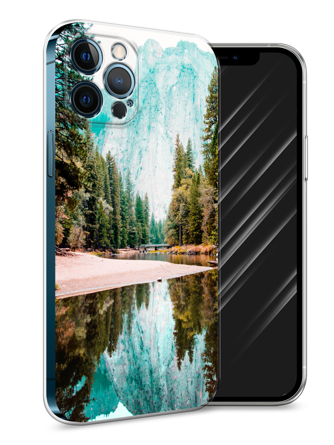 

Чехол Awog на Apple iPhone 12 Pro Max / Айфон 12 Pro Max "Горы 11", Разноцветный, 12750-4