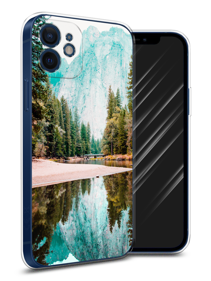 

Чехол Awog на Apple iPhone 12 mini / Айфон 12 mini "Горы 11", Разноцветный, 12650-4