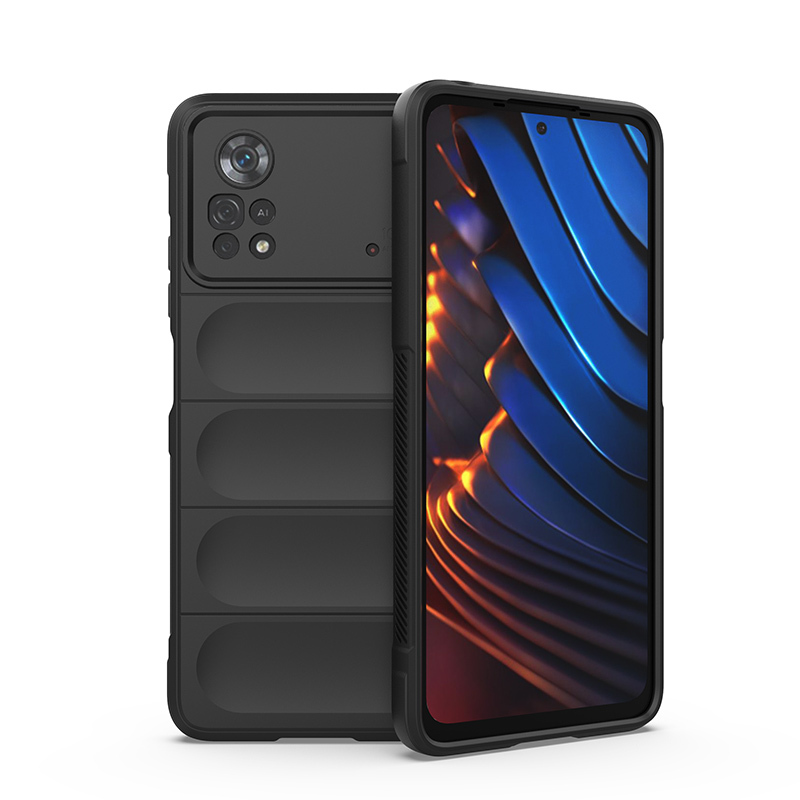 

Противоударный чехол Flexible Case для Xiaomi Poco X4 Pro 5G, Черный