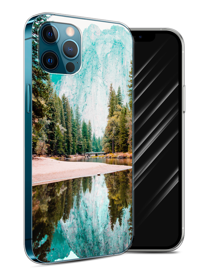 

Чехол Awog на Apple iPhone 12 / Айфон 12 "Горы 11", Разноцветный, 12550-4