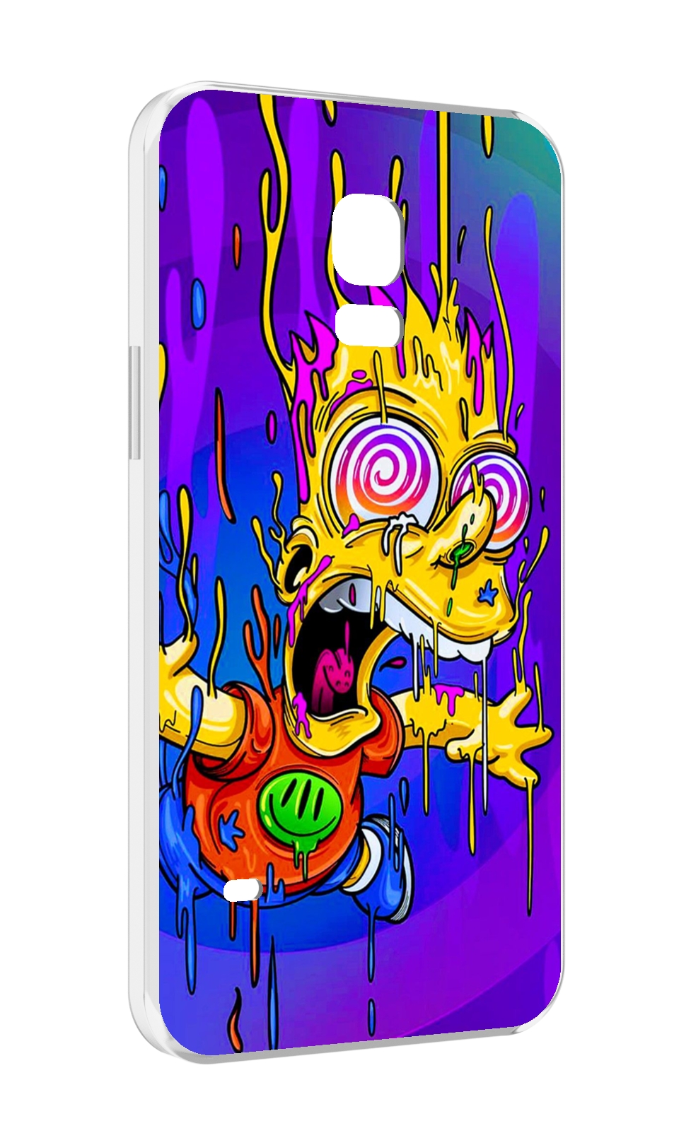 

Чехол MyPads Барт-арт-стрит для Samsung Galaxy S5 mini, Прозрачный, Tocco