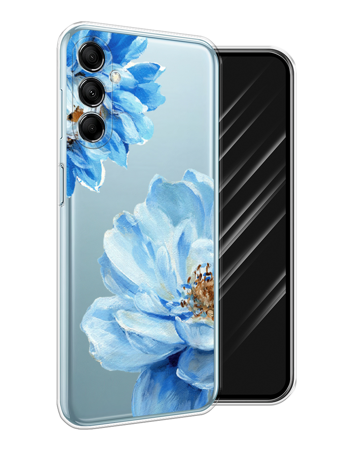 

Чехол Awog на Samsung Galaxy M14 5G "Голубые клематисы", Голубой, 2108150-1