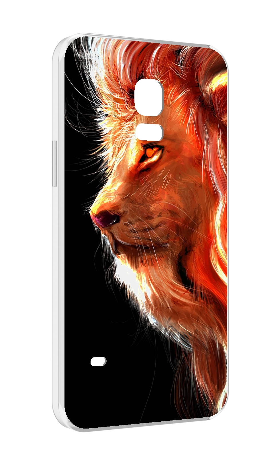 

Чехол MyPads Арт-рисунок-льва мужской для Samsung Galaxy S5 mini, Прозрачный, Tocco