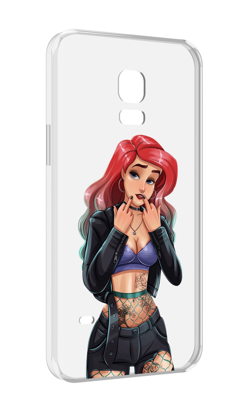 Чехол MyPads Ариэль-русалочка-готика для Samsung Galaxy S5 mini