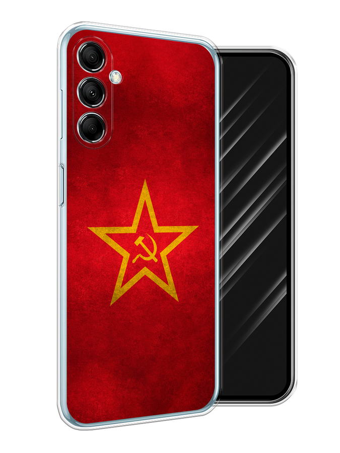 

Чехол Awog на Samsung Galaxy M14 5G "Красное знамя", Желтый;красный, 2108150-1